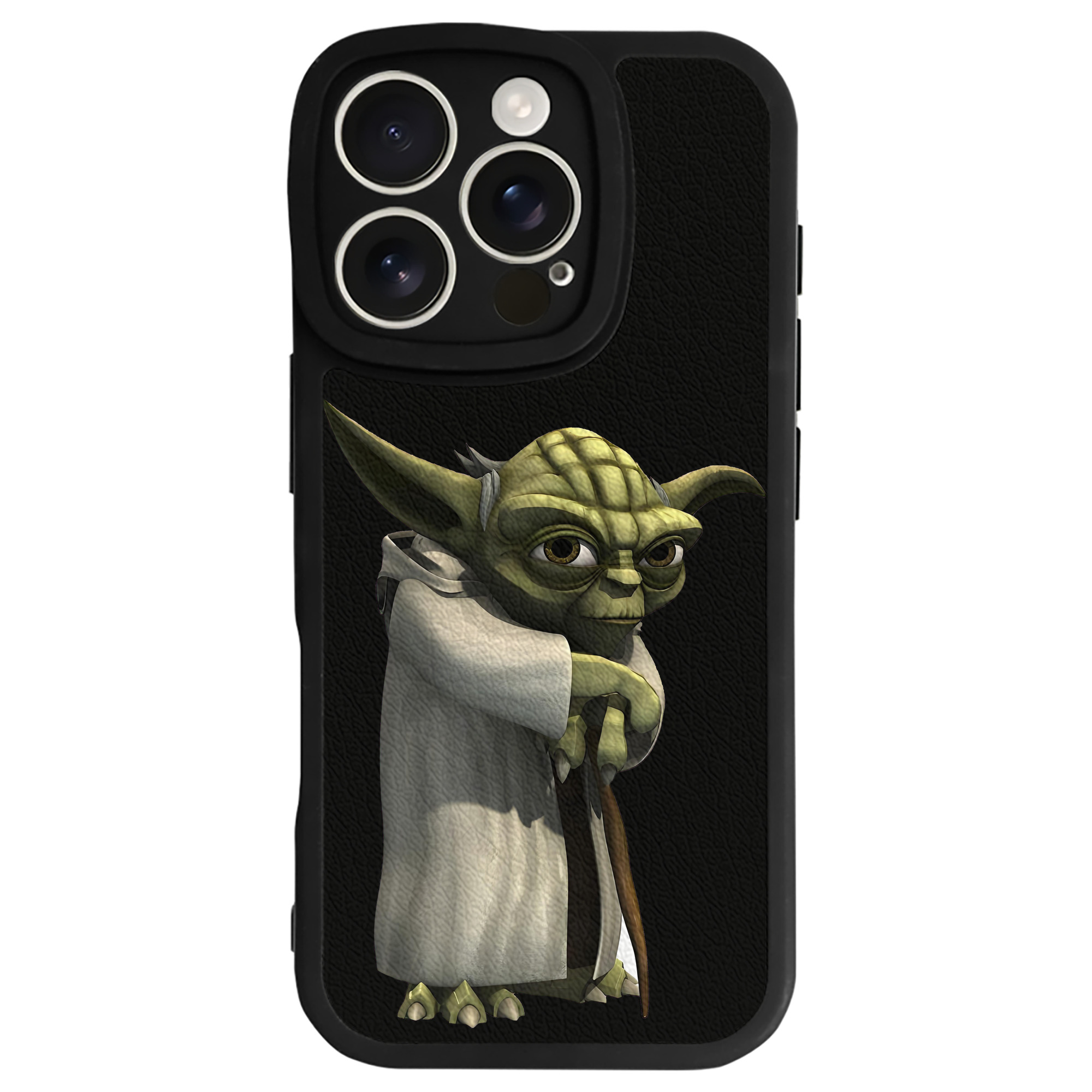 （画像用） スター・ウォーズ Star Wars 【iPhone 16シリーズ対応】シリコンスマホケース（レザー調） 材質：シリコン